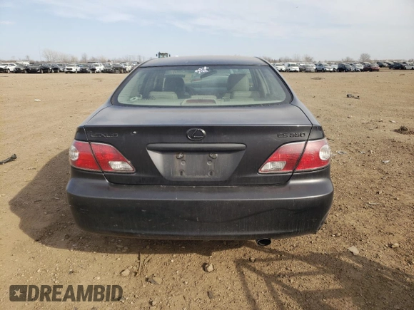 2004 Lexus ES 350 with VIN JTHBA30G245036882, listed as a Copart auction lot 48954605 with Not Provided miles and Salvage Title. Bid and sale history available at DreamBid. Image 6.