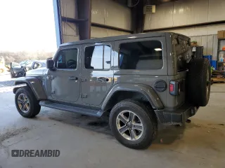 2022 Jeep Wrangler Unlimited Sahara z VIN 1C4HJXEN4NW262444, wystawiony jako Copart lot #45808695 z przebiegiem 44 517 mil mil oraz Szkoda całkowita • Salvage title. Historia ofert i sprzedaży dostępna na DreamBid. Obrazek 2.