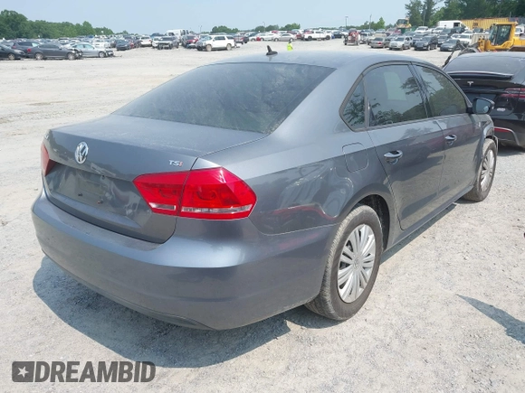 2014 Volkswagen Passat Wolfsburg Edition with VIN 1VWAS7A32EC070490, listed as a IAAI auction lot 42373146 with 53,706 mi miles and . Bid and sale history available at DreamBid. Image 4.