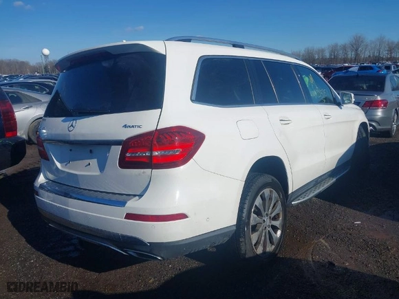 2017 Mercedes-Benz GLS with VIN 4JGDF6EE8HA827219, listed as a IAAI auction lot 41283751 with 110,379 mi miles. Bid and sale history available at carsss.com. Image 4.