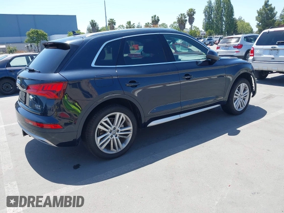 2018 Audi Q5 Prestige z VIN WA1CNAFY1J2199545, wystawiony jako IAAI lot #42342044 z przebiegiem 16 098 mil mil oraz . Historia ofert i sprzedaży dostępna na DreamBid. Obrazek 4.