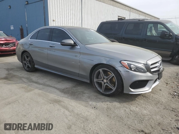 2016 Mercedes-Benz C 300 Luxury with VIN 55SWF4KB4GU101602, listed as a Copart auction lot 54063435 with 99,266 mi miles and Salvage Title. Bid and sale history available at carsss.com. Image 4.