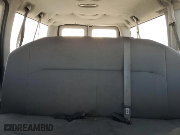 2008 Ford Econoline Passenger XL with VIN 1FMNE11W38DA13843, listed as a Copart auction lot 81769724 with 112,367 mi miles and Salvage Title. Bid and sale history available at DreamBid. Image 10.