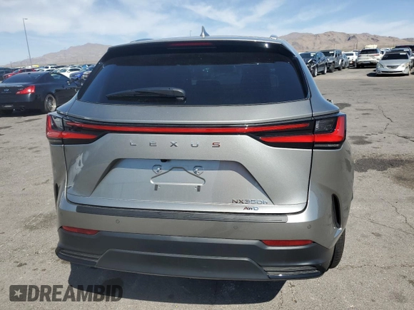 2025 Lexus NX 350h Premium with VIN 2T2GKCEZ3SC040255, listed as a Copart auction lot 52103885 with 7,288 mi miles and Salvage title. Bid and sale history available at DreamBid. Image 6.