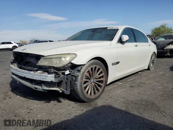 2012 BMW 7 Series 750Li with VIN WBAKB8C54CC963458, listed as a Copart auction lot 54381375 with Not Provided miles and Clean Title. Bid and sale history available at carsss.com. Image 1.