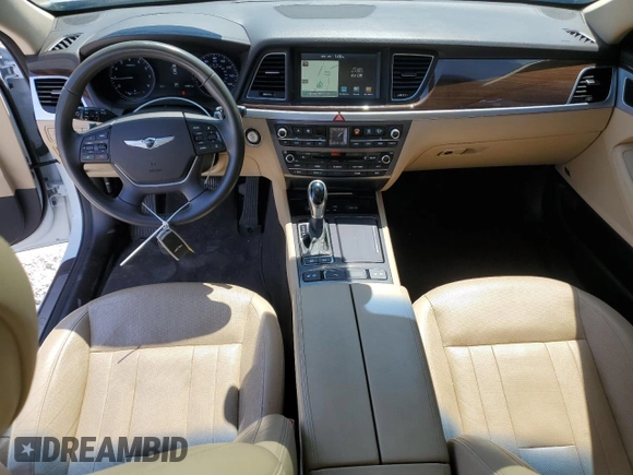 2017 Genesis G80 3.8L z VIN KMHGN4JE6HU174446, wystawiony jako Copart lot #50921035 z przebiegiem 76 051 mil mil oraz Szkody całkowita. Historia ofert i sprzedaży dostępna na DreamBid. Obrazek 8.
