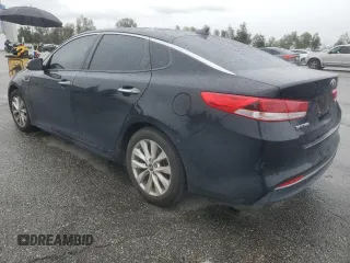 2018 Kia Optima LX with VIN 5XXGT4L3XJG261199, listed as a Copart auction lot 48637255 with 107,293 mi miles and Salvage Title. Bid and sale history available at carsss.com. Image 2.
