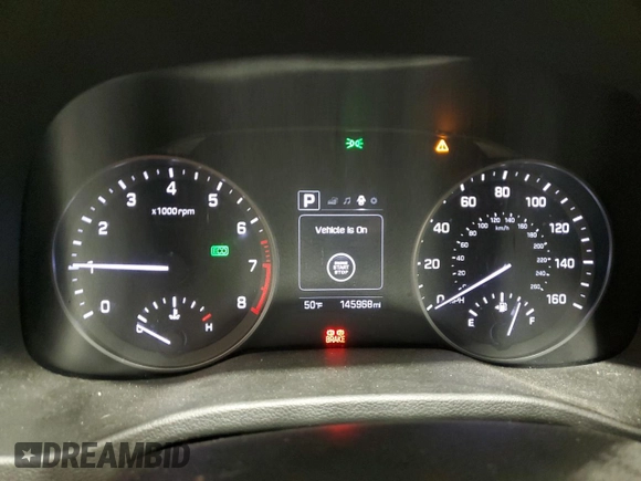 2017 Hyundai Elantra Limited with VIN 5NPD84LF8HH165455, listed as a Copart auction lot 54668785 with 145,968 mi miles and Non Repairable. Bid and sale history available at DreamBid. Image 9.