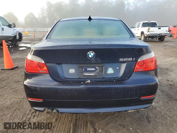 2010 BMW 5 Series 528i with VIN WBANU5C50AC442482, listed as a Copart auction lot 50337455 with 117,696 mi miles and Clean Title. Bid and sale history available at carsss.com. Image 6.