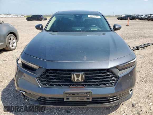 2024 Honda Accord Touring with VIN 1HGCY2F86RA093078, listed as a Copart auction lot 57392485 with 10,602 mi miles and Salvage title. Bid and sale history available at DreamBid. Image 5.