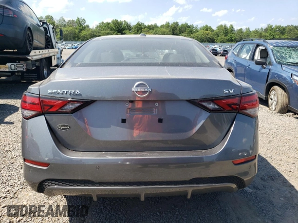 2024 Nissan Sentra SV with VIN 3N1AB8CV9RY309377, listed as a Copart auction lot 62084215 with 8,045 mi miles and Salvage title. Bid and sale history available at DreamBid. Image 6.