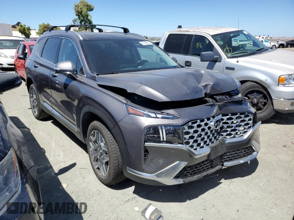 2022 Hyundai Santa Fe Hybrid Limited with VIN KM8S5DA10NU054905, listed as a Copart auction lot 67409854 with 11,422 mi miles and Salvage Title. Bid and sale history available at carsss.com. Image 4.
