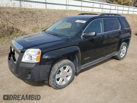 2015 GMC Terrain SLT with VIN 2GKALSEK0F6293257, listed as a Copart auction lot 52886835 with 143,565 mi miles and Clean Title. Bid and sale history available at carsss.com. Image 1.