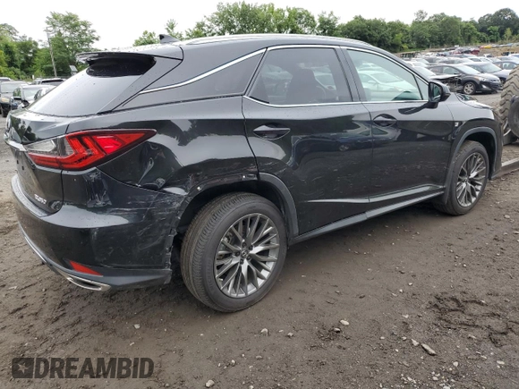 2021 Lexus RX with VIN 2T2SZMDA1MC265025, listed as a Copart auction lot 64832524 with 29,072 mi miles and Salvage Title. Bid and sale history available at carsss.com. Image 3.