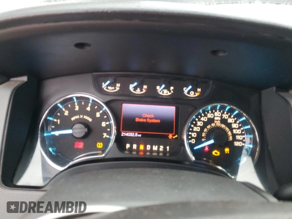 2012 Ford F-150 XL with VIN 1FTFW1CF1CKE31499, listed as a Copart auction lot 46225155 with 214,032 mi miles and Salvage Title. Bid and sale history available at carsss.com. Image 9.