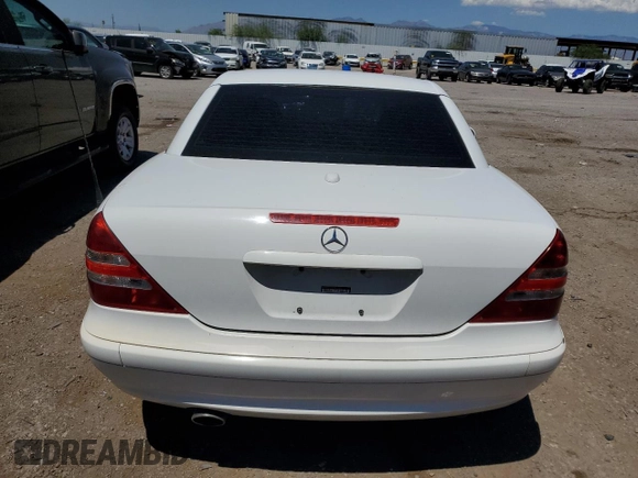2001 Mercedes-Benz SLK 230 Kompressor with VIN WDBKK49F21F183545, listed as a Copart auction lot 67540684 with 197,405 mi miles and Salvage Title. Bid and sale history available at DreamBid. Image 6.