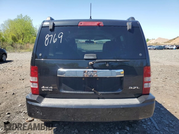 2008 Jeep Liberty Limited with VIN 1J8GN58K88W270453, listed as a Copart auction lot 54774325 with 77,244 mi miles and Salvage Title. Bid and sale history available at DreamBid. Image 6.