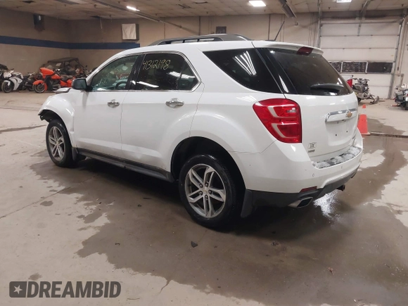 2016 Chevrolet Equinox LTZ with VIN 2GNFLGE32G6176473, listed as a IAAI auction lot 41312198 with 136,123 mi miles. Bid and sale history available at carsss.com. Image 3.