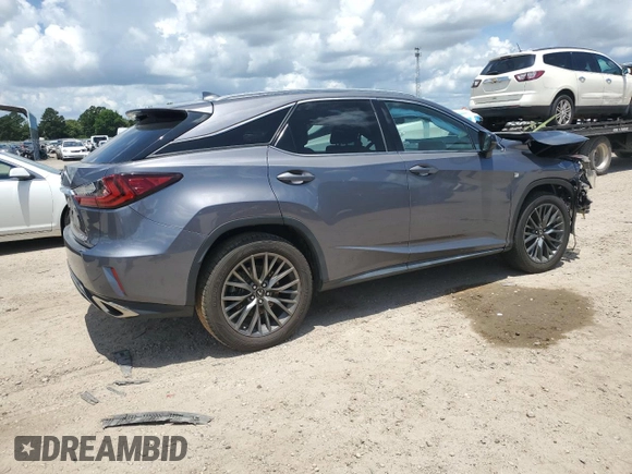 2017 Lexus RX 350 with VIN 2T2BZMCA7HC126055, listed as a Copart auction lot 60569195 with 68,973 mi miles and Salvage title. Bid and sale history available at DreamBid. Image 3.
