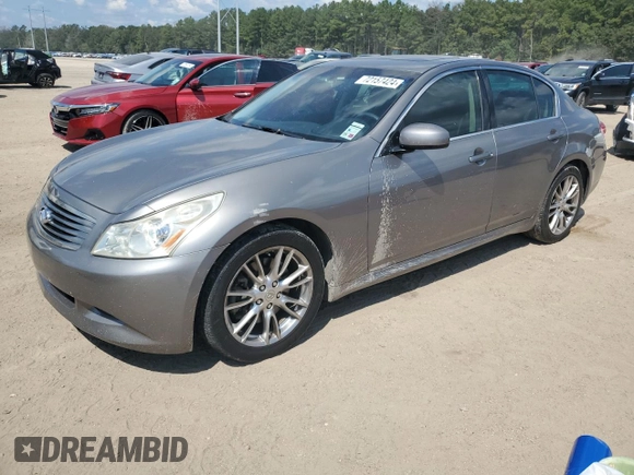 2007 Infiniti G35 Journey with VIN JNKBV61E57M700346, listed as a Copart auction lot 72157424 with 168,119 mi miles and Salvage Title. Bid and sale history available at DreamBid. Image 1.