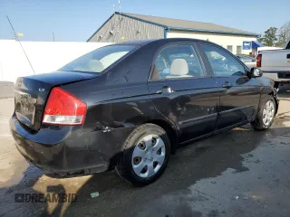 2007 Kia Spectra EX with VIN KNAFE121075393337, listed as a Copart auction lot 71404134 with 112,552 mi miles and Non Repairable. Bid and sale history available at carsss.com. Image 3.