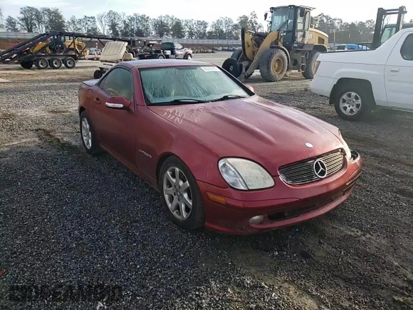 2003 Mercedes-Benz SLK 230 Kompressor with VIN WDBKK49F03F285140, listed as a Copart auction lot 80080364 with 99,769 mi miles and Salvage title. Bid and sale history available at DreamBid. Image 11.