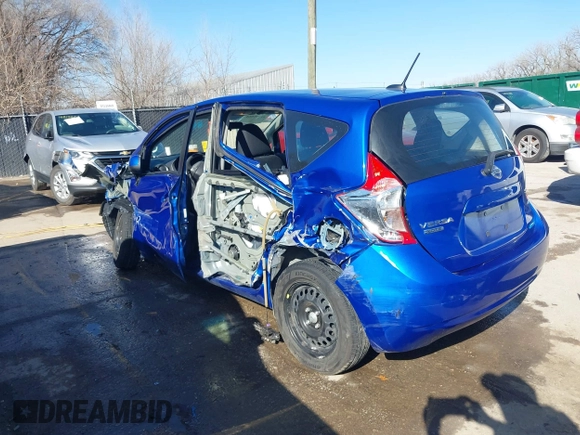 2014 Nissan Note SV with VIN 3N1CE2CP1EL396617, listed as a IAAI auction lot 41797564 with 36,648 mi miles and . Bid and sale history available at DreamBid. Image 3.