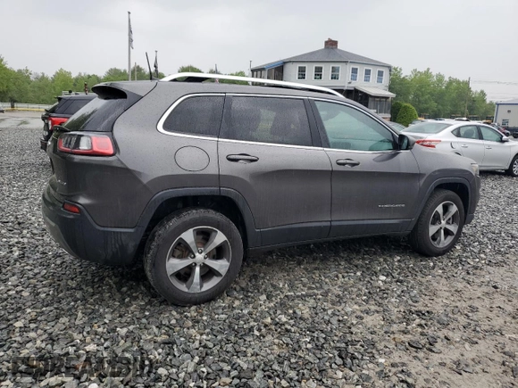 2019 Jeep Cherokee Limited with VIN 1C4PJMDN9KD169907, listed as a Copart auction lot 58623505 with 62,659 mi miles and Salvage title. Bid and sale history available at DreamBid. Image 3.