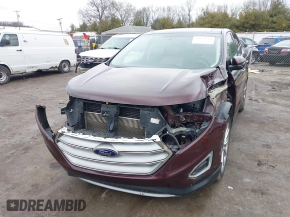 2018 Ford Edge Titanium with VIN 2FMPK4K83JBC46927, listed as a IAAI auction lot 41674710 with 77,979 mi miles. Bid and sale history available at carsss.com. Image 18.