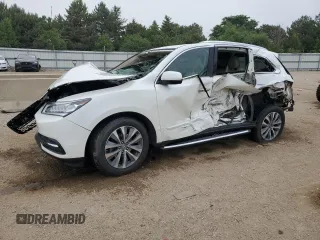 2014 Acura MDX Advance with VIN 5FRYD4H84EB027797, listed as a Copart auction lot 60854935 with 176,577 mi miles and Non repairable. Bid and sale history available at DreamBid. Image 1.