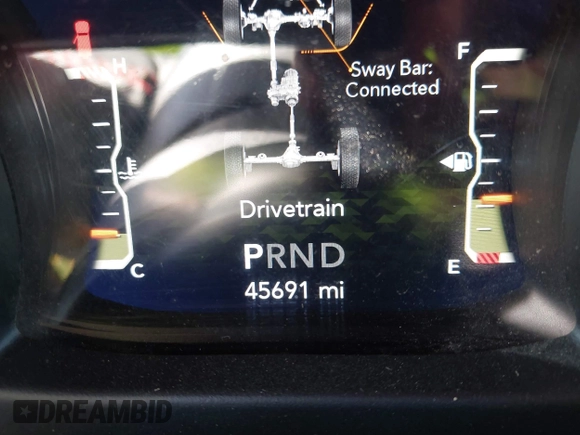 2020 Jeep Wrangler Unlimited Rubicon with VIN 1C4HJXFG3LW186387, listed as a IAAI auction lot 41821939 with 45,691 mi miles and . Bid and sale history available at DreamBid. Image 15.