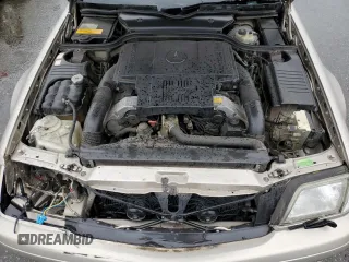 1996 Mercedes-Benz SL-Class with VIN WDBFA67FXTF133854, listed as a Copart auction lot 48659595 with 117,804 mi miles and Salvage Title. Bid and sale history available at carsss.com. Image 11.