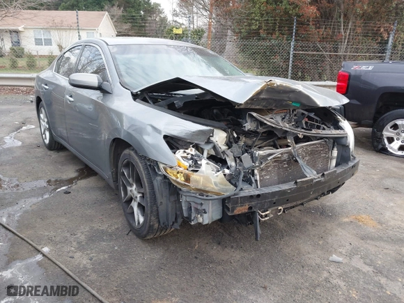 2014 Nissan Maxima 3.5 SV w/Sport Pkg with VIN 1N4AA5APXEC491389, listed as a IAAI auction lot 41802484 with 258,727 mi miles. Bid and sale history available at carsss.com. Image 1.