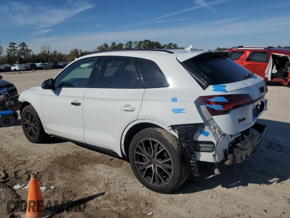 2023 Audi SQ5 Premium Plus with VIN WA1B4AFY6P2032069, listed as a Copart auction lot 84719724 with 20,492 mi miles and Salvage Title. Bid and sale history available at carsss.com. Image 2.