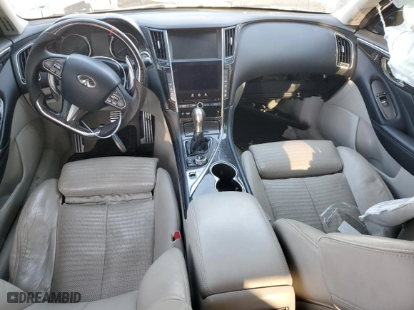 2014 Infiniti Q50 Hybrid Premium with VIN JN1AV7AR1EM700947, listed as a Copart auction lot 43024885 with 119,377 mi miles and Salvage Title. Bid and sale history available at carsss.com. Image 8.