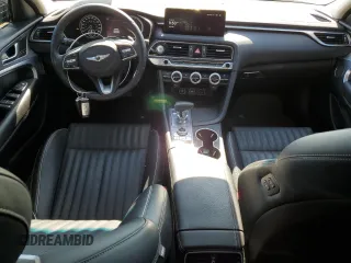 2022 Genesis G70 2.0T z VIN KMTG34TA6NU102387, wystawiony jako Copart lot #57135504 z przebiegiem 15 769 mil mil oraz Szkoda całkowita • Salvage title. Historia ofert i sprzedaży dostępna na DreamBid. Obrazek 8.