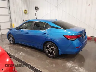 2020 Nissan Sentra SV with VIN 3N1AB8CV3LY220654, listed as a IAAI auction lot 41740719 with 27,546 mi miles and . Bid and sale history available at DreamBid. Image 3.