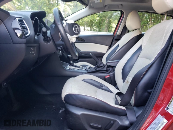 2016 Mazda 3 S Grand Touring with VIN JM1BM1N30G1289407, listed as a Copart auction lot 58141935 with 73,095 mi miles and Salvage title. Bid and sale history available at DreamBid. Image 7.
