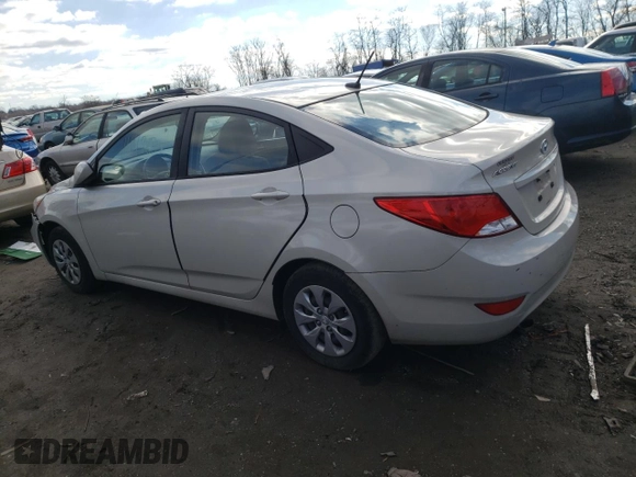 2016 Hyundai Accent SE with VIN KMHCT4AE5GU128612, listed as a Copart auction lot 73449292 with 114,498 mi miles. Bid and sale history available at carsss.com. Image 2.