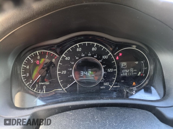 2017 Nissan Note SV with VIN 3N1CE2CP0HL364939, listed as a Copart auction lot 50360755 with 109,275 mi miles and Salvage Title. Bid and sale history available at DreamBid. Image 9.