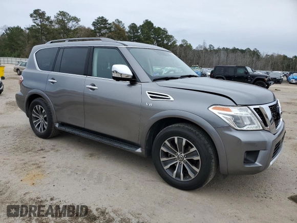 2018 Nissan Armada SV with VIN JN8AY2NC9J9556949, listed as a Copart auction lot 86526934 with 96,293 mi miles and Salvage Title. Bid and sale history available at carsss.com. Image 4.