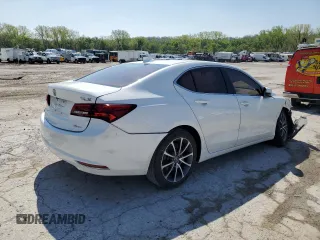 2016 Acura TLX Technology with VIN 19UUB3F5XGA001811, listed as a Copart auction lot 53371485 with Not provided miles and Salvage title. Bid and sale history available at DreamBid. Image 3.