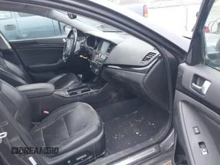 2014 Kia Cadenza Premium with VIN KNALN4D76E5129901, listed as a IAAI auction lot 41355927 with 150,607 mi miles and . Bid and sale history available at DreamBid. Image 5.