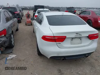 2018 Jaguar XE 25t Premium with VIN SAJAD4FXXJCP23943, listed as a IAAI auction lot 41470656 with 56,834 mi miles. Bid and sale history available at carsss.com. Image 3.