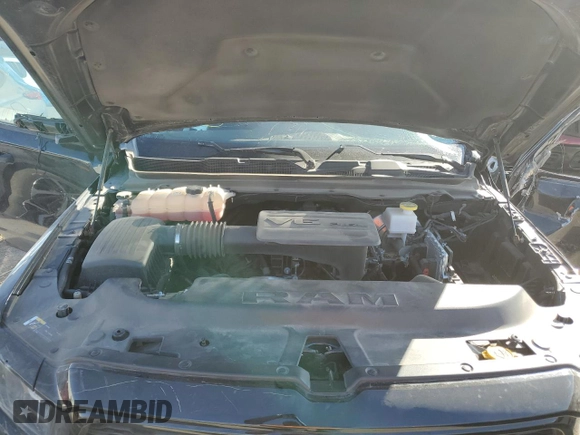 2024 Ram 1500 Tradesman with VIN 1C6SRECG8RN205674, listed as a Copart auction lot 88942195 with 21,121 mi miles and Salvage title. Bid and sale history available at DreamBid. Image 11.