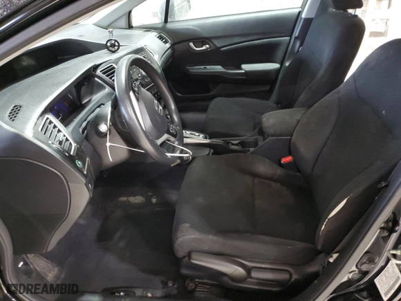 2013 Honda Civic Sdn LX with VIN 2HGFB2F58DH600707, listed as a Copart auction lot 46729855 with 143,750 mi miles and Salvage Title. Bid and sale history available at carsss.com. Image 7.