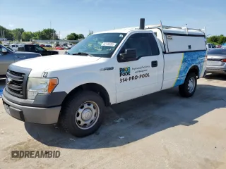 2013 Ford F-150 XL with VIN 1FTNF1CF9DKD65698, listed as a Copart auction lot 62138285 with 166,352 mi miles and Clean title. Bid and sale history available at DreamBid. Image 1.