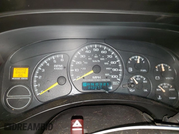 2000 GMC New Sierra 1500 SLE with VIN 1GTEK19T3YE218791, listed as a Copart auction lot 82482734 with 242,277 mi miles and Salvage Title. Bid and sale history available at carsss.com. Image 9.