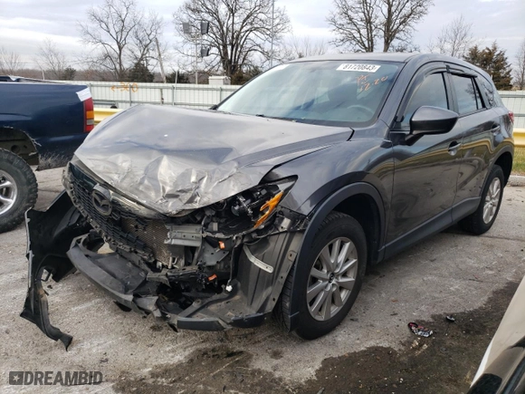 2015 Mazda CX-5 Touring with VIN JM3KE4CY2F0449733, listed as a Copart auction lot 81720843 with 123,967 mi miles and Salvage Title. Bid and sale history available at carsss.com. Image 1.