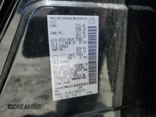 2014 Nissan Pathfinder Platinum with VIN 5N1AR2MN2EC648680, listed as a Copart auction lot 56956765 with 119,259 mi miles and Salvage title. Bid and sale history available at DreamBid. Image 13.